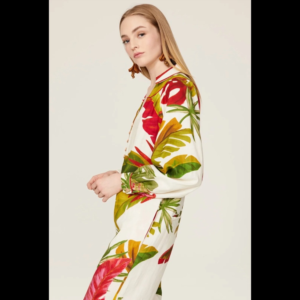NWT |FARM Rio Spring Forest Jumpsuit | Sz XS - Picture 2 of 15